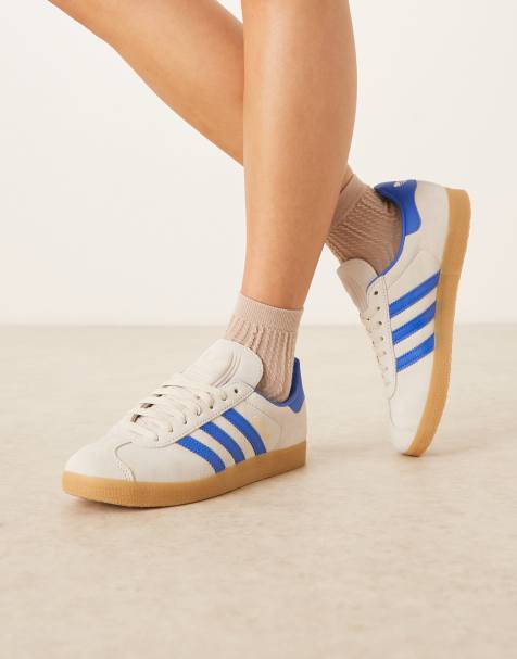adidas Originals Gazelle sneakers in grey and blue - view 1