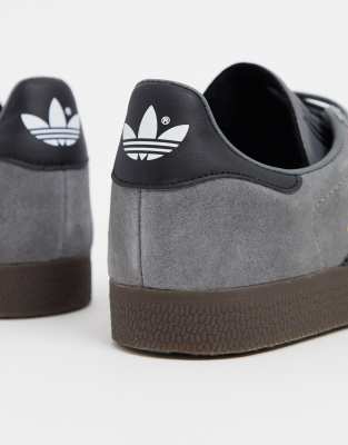 adidas gray suede sneakers