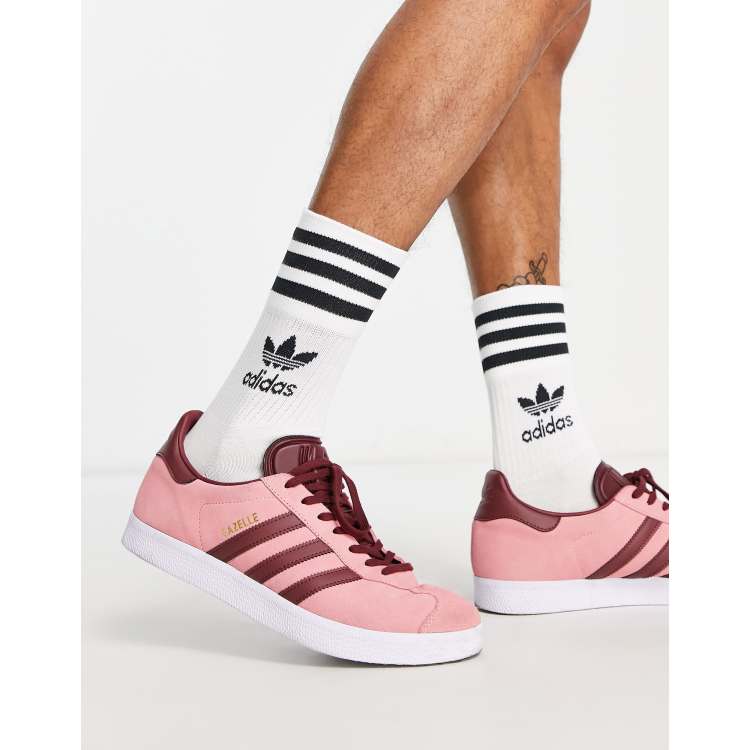 Adidas originals gazelle outlet sneaker pink