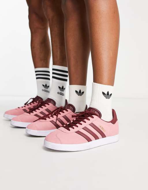 Adidas originals gazelle 2025 trainers in pink