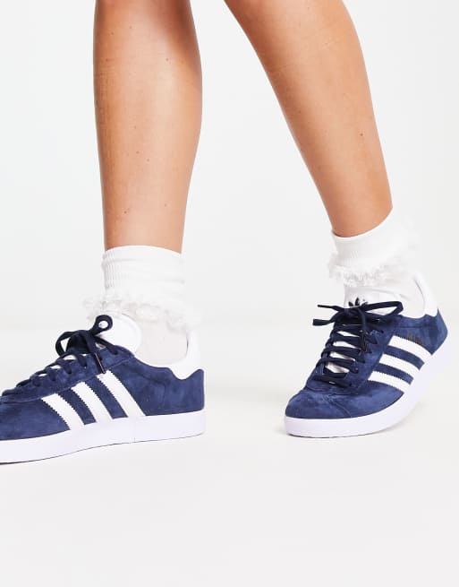 adidas Originals Gazelle sneakers in navy | ASOS