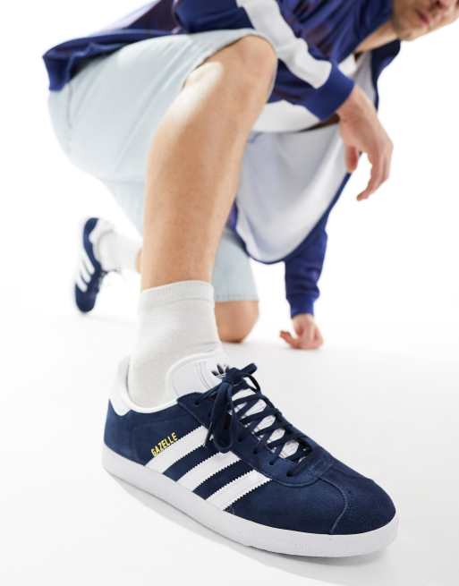 adidas Originals Gazelle sneakers navy | ASOS