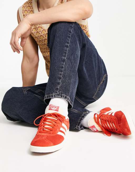 adidas Originals Gazelle sneakers in orange | ASOS