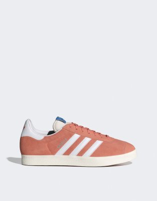 Gazelle sneakers in peach and white-Orange