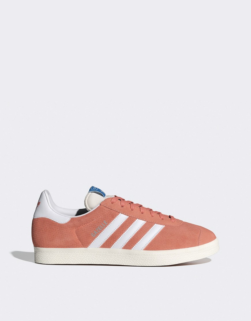 Gazelle sneakers in peach and white-Orange