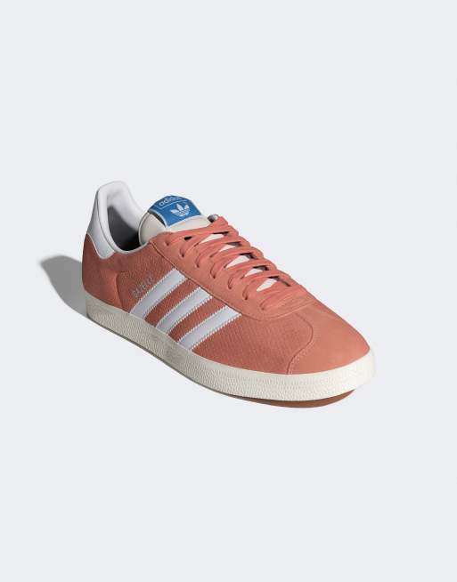 adidas Originals Gazelle sneakers in peach and white | ASOS