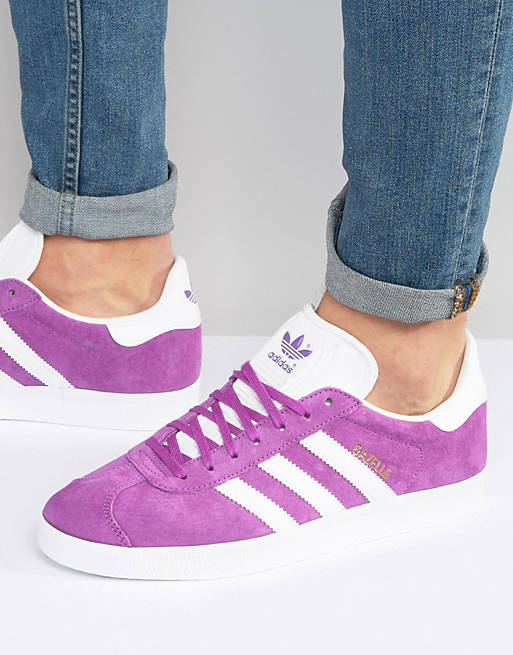 hardware ladrón Oblicuo adidas Originals Gazelle Sneakers In Purple BB5484 | ASOS