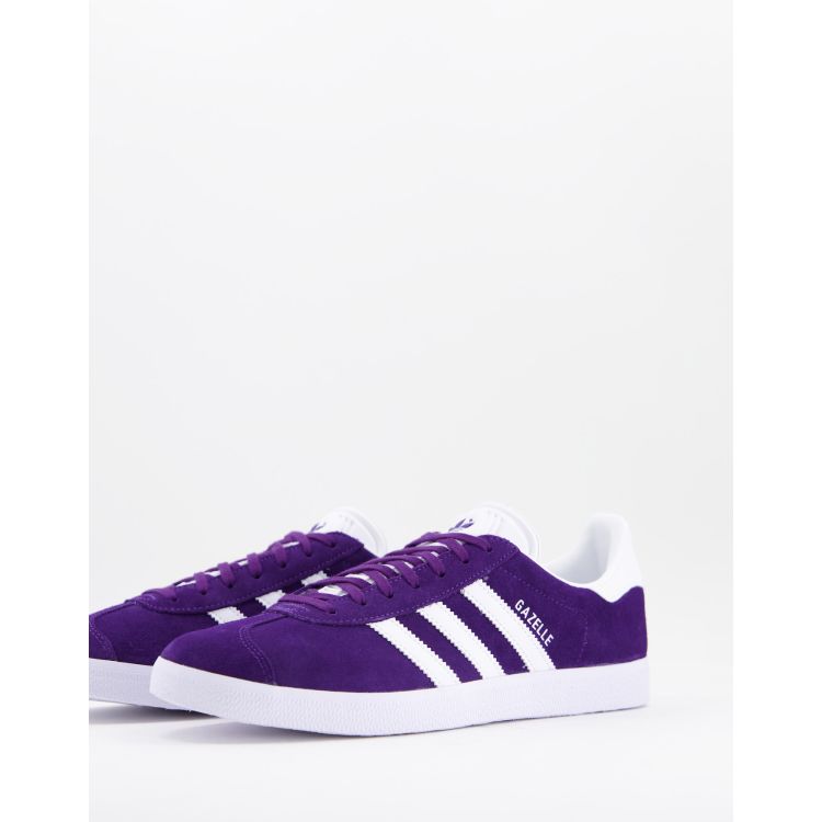 Purple on sale adidas gazelle