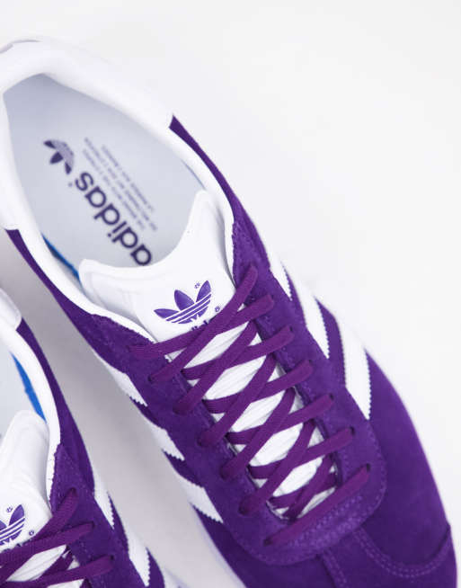 cebra sanar Producto adidas Originals gazelle sneakers in purple | ASOS