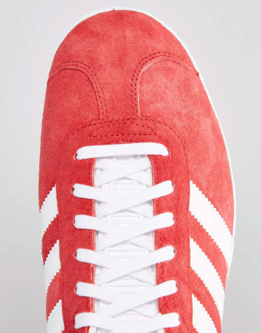 vulgar Sabueso negativo adidas Originals Gazelle sneakers in red s76228 | ASOS