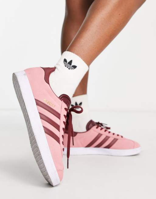 Adidas originals gazelle women's cheap pink