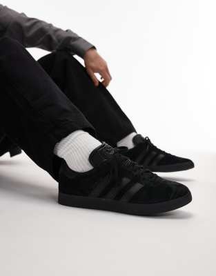 adidas Originals Gazelle trainers in triple black - ASOS Price Checker