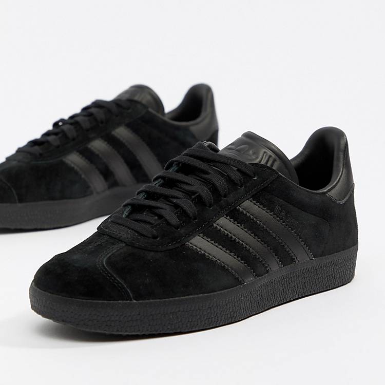 adidas Originals Gazelle Sneakers In Triple Black | ASOS