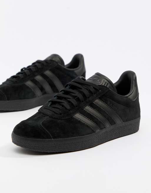 adidas Originals Gazelle Sneakers In Triple Black | ASOS