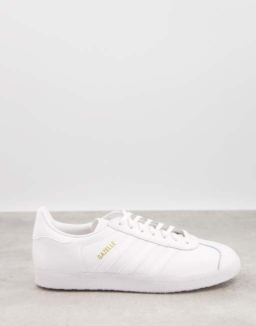 adidas gazelle triple white
