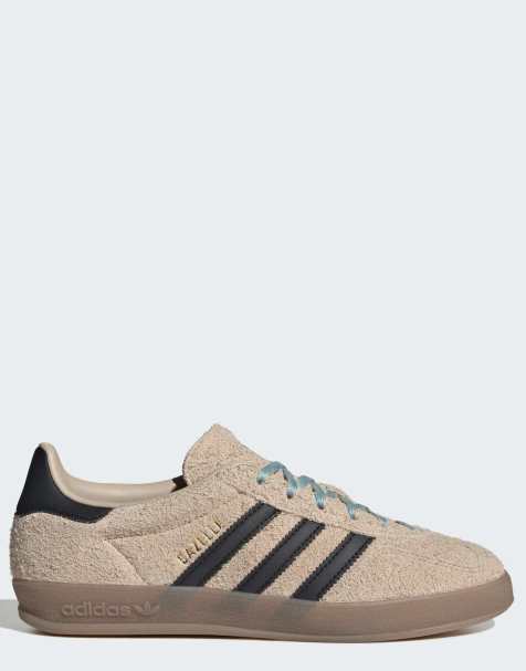 adidas Originals Gazelle sneakers indoor beige e nere - view 1