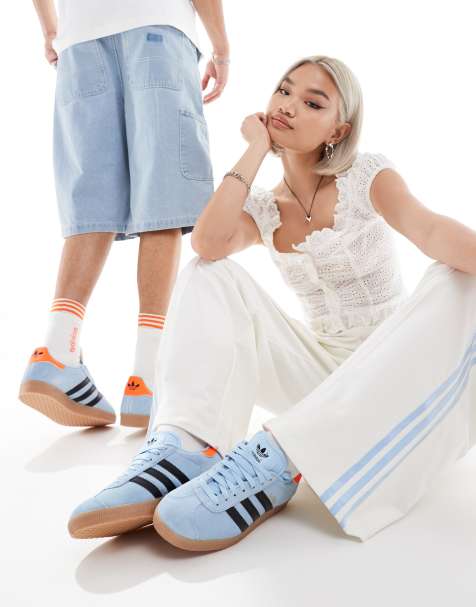 adidas Originals - Gazelle - Sneakers med gummisål i blå og indigoblå - view 1