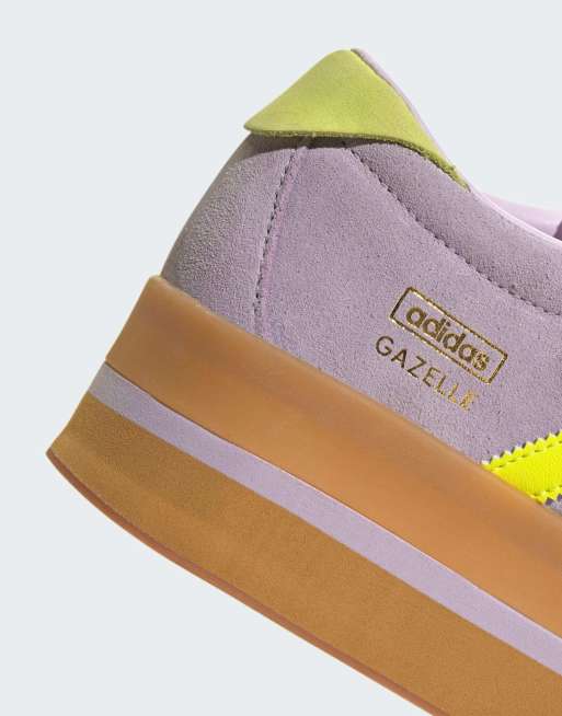 adidas gazelle silver green womens adidas Gazelle Indoor Shock Purple (W) main image 1
