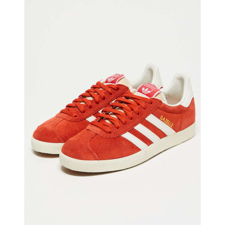 Adidas gazelle og store donna rosse