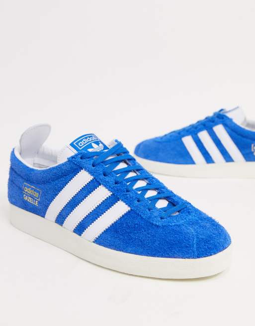 adidas Originals Gazelle Sneakers vintage in camoscio blu
