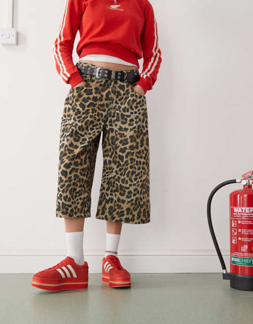 adidas Originals Gazelle Stack sneakers in red and white | ASOS