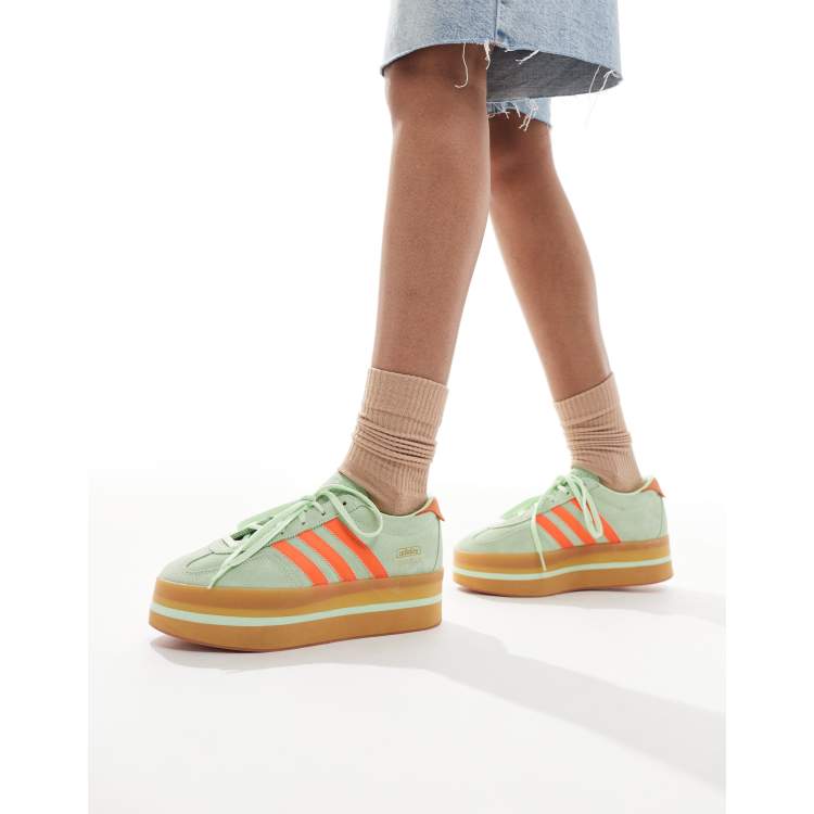 adidas gazelle silver green womens adidas Originals Gazelle Indoor