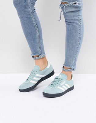 adidas blue sole