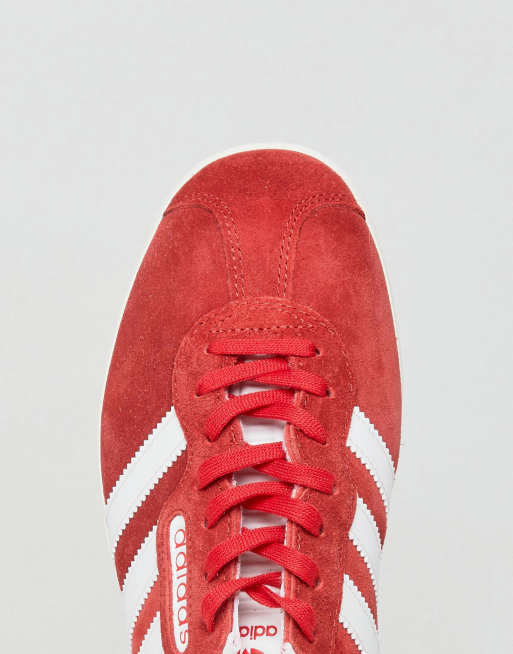 Adidas gazelle super outlet red