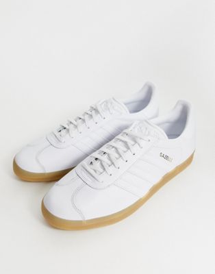 adidas originals gazelle trainers white