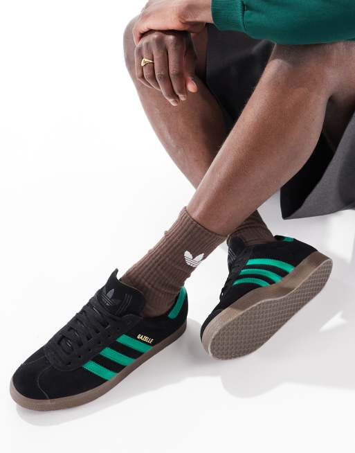 adidas Originals Gazelle trainers in black | ASOS