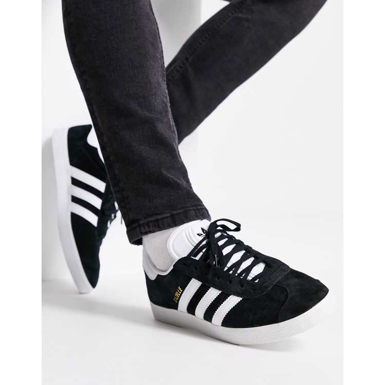 adidas gazelle silver green womens Men's adidas Originals Gazelle Black BB5476 main image 1