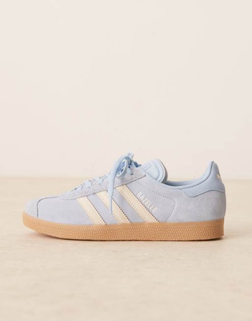 adidas gazelle silver green womens adidas Gazelle 'Blue Cloud White' Men's Shoes 11.5