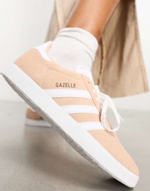 adidas Originals Gazelle trainers in blush