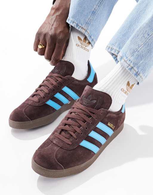 靴 adidas Originals Gazelle Dark Brown adidas originals Sneaker Gazelle - Dark Brown