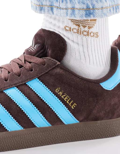 adidas Originals Gazelle trainers in brown | ASOS