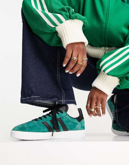 Adidas gazelle hotsell sneakers green