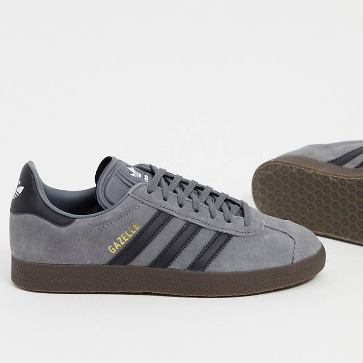 adidas Originals Gazelle trainers in grey suede |