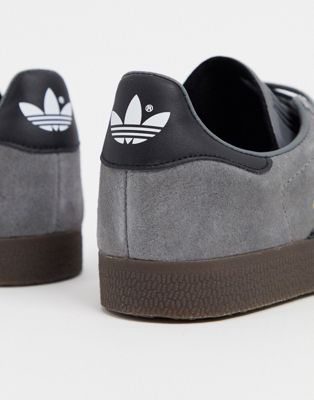 adidas grey suede shoes