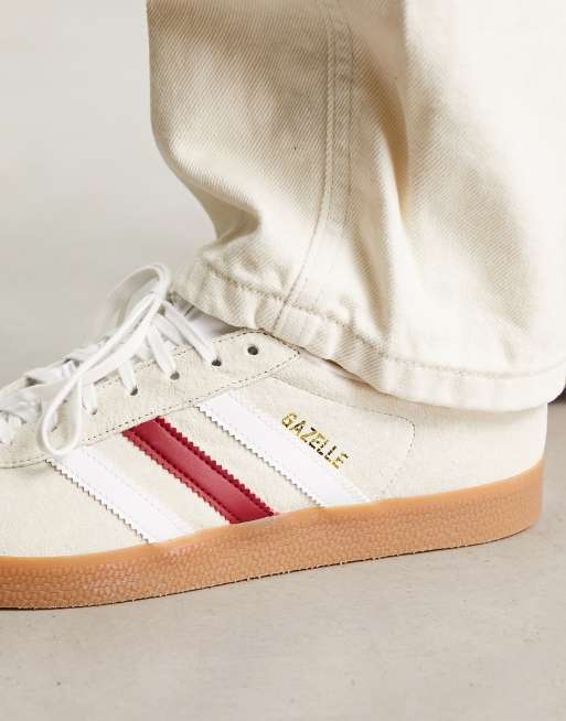 adidas Originals Gazelle in grey with gum sole | ASOS