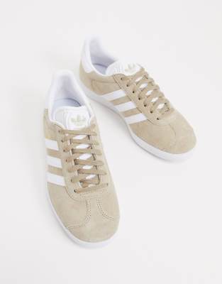 khaki adidas gazelle trainers