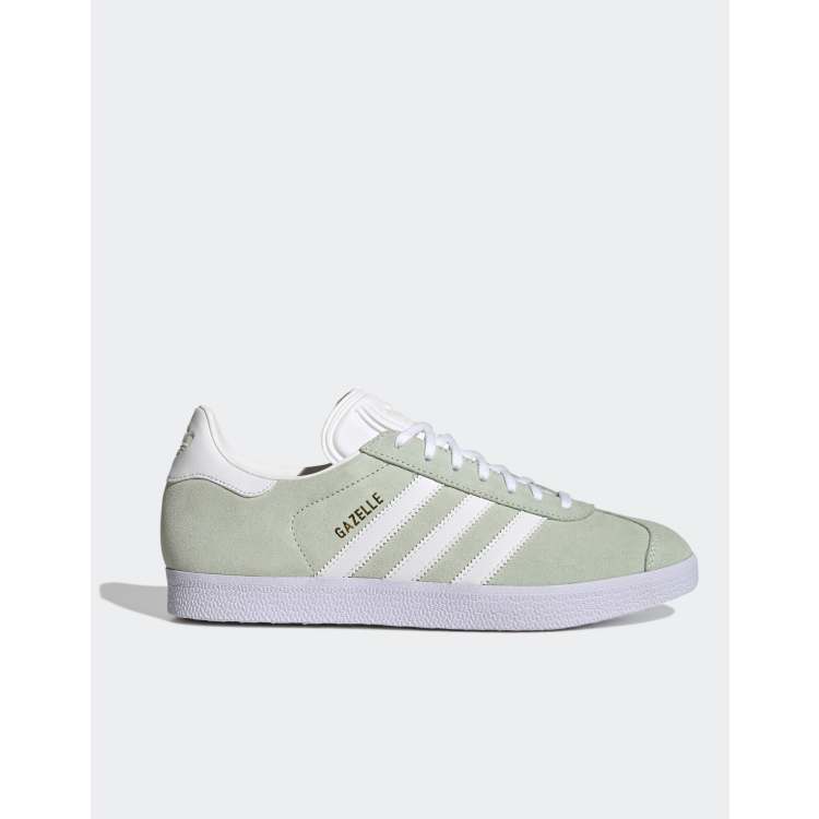 adidas Originals Gazelle trainers in light green ASOS