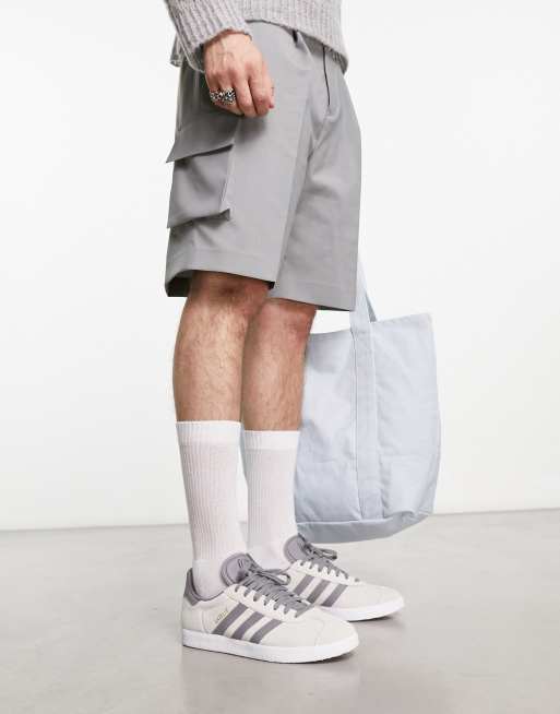 adidas Originals Gazelle trainers in light grey ASOS