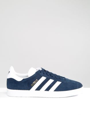 adidas gazelle trainers navy blue