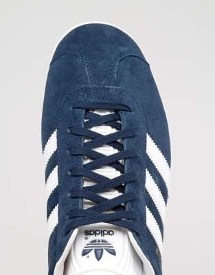 adidas originals gazelle trainers in navy