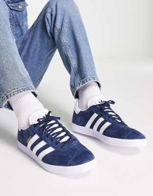 adidas Originals adidas Originals Gazelle trainers in navy