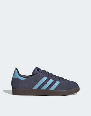 adidas Originals Gazelle trainers in navy