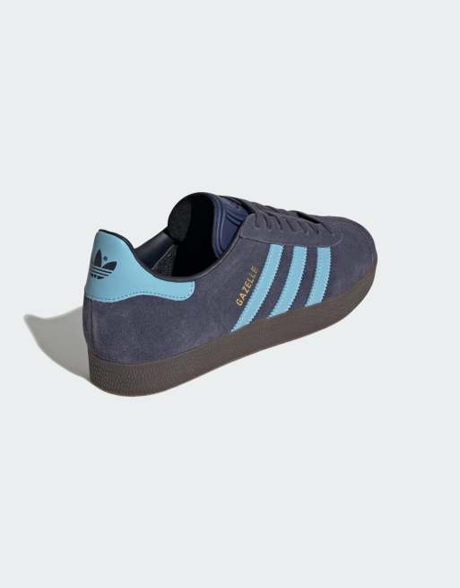 Adidas best sale gazelle azules