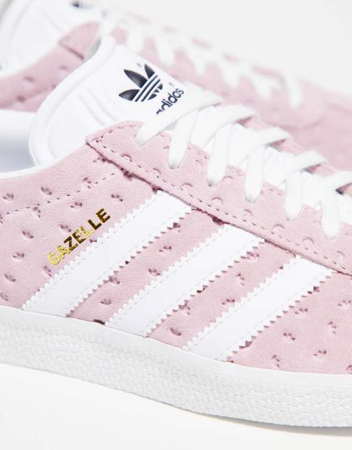 Adidas gazelle pale pink womens sale