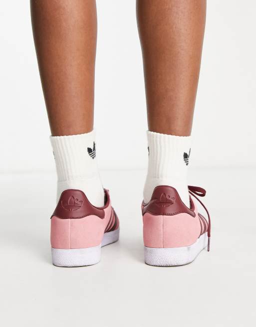 Adidas originals gazelle store trainers in pink