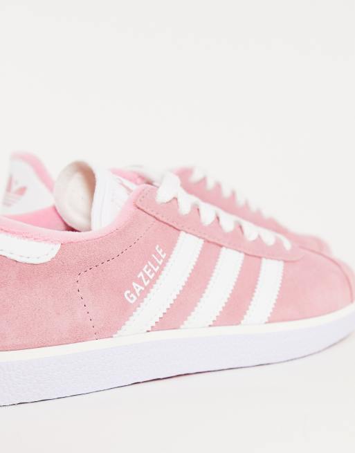 Adidas gazelle shop trainers pink